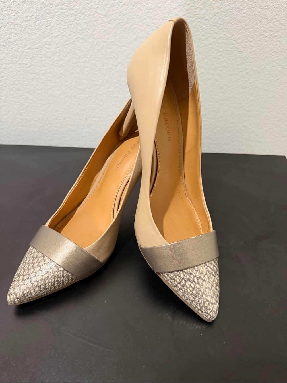 Audrey Brooke Beige Shoes